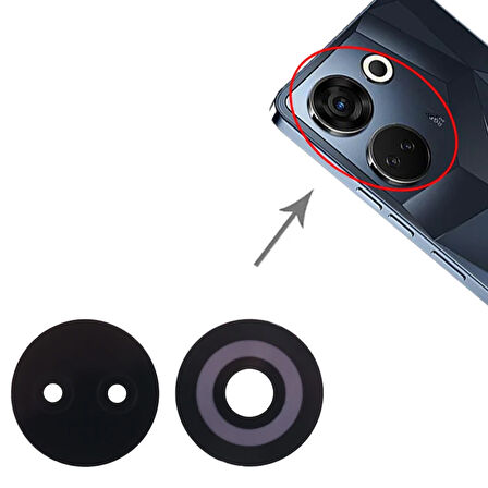 Tecno Uyumlu Camon 20 Kamera Lensi Cam CK6, CK6n