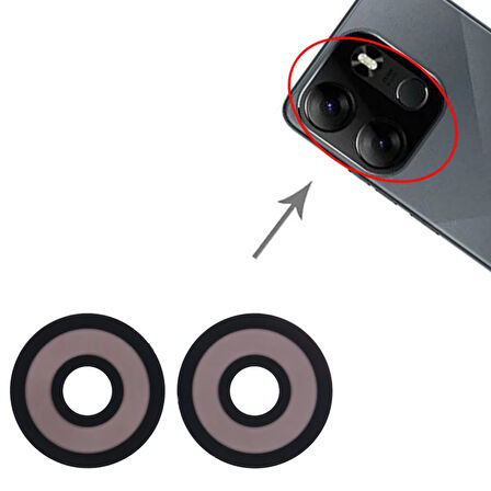 Tecno Uyumlu Spark Go 2023 Kamera Lensi Cam BF7n