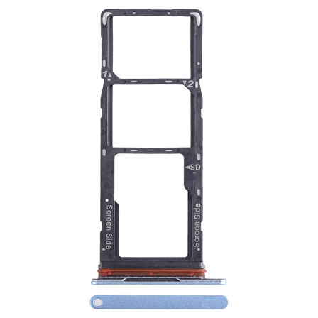 Tecno Uyumlu Spark 20C Sim Kart Tepsisi BG7n, BG7 Mavi