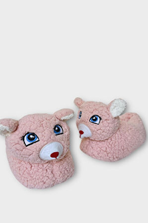 Kadın Sevimli Hayvan Figürlü Panduf Ev Botu PUDRA