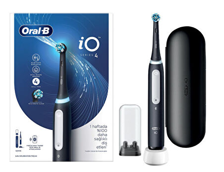 Oral-B iO 4 Şarjlı Diş Fırçası - Mat Siyah