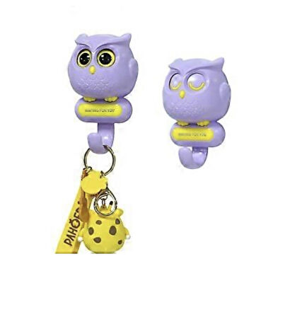 Baykuş kancası, kendinden yapışkanlı anahtar kancası