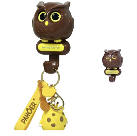 Baykuş kancası, kendinden yapışkanlı anahtar kancası