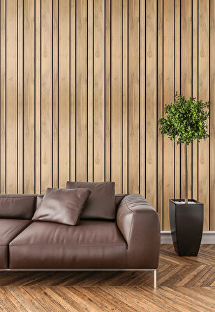 Ramsoy Ahşap Desen Strafor Panel 100x50 cm - Model LM-18