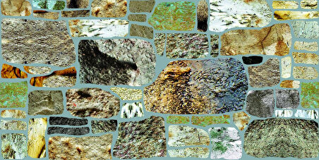 Ramsoy Buz Taş Desen Strafor Panel 100x50 cm - Model A-239 