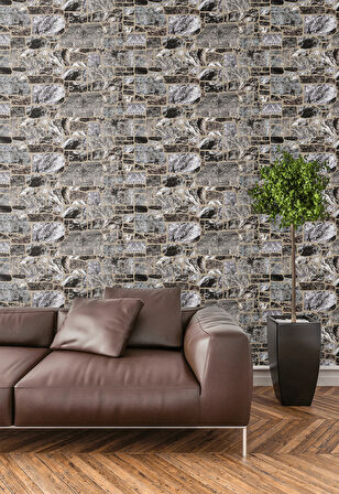 Ramsoy Buz Taş Desen Strafor Panel 100x50 cm - Model A-236 