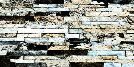 Ramsoy Oyma Taş Desen Strafor Panel 100x50 cm - Model B-106