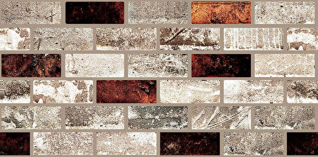 Ramsoy Tuğla Desen Strafor Panel 100x50 cm - Model 140-1