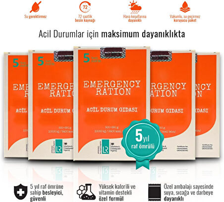Acil Durum Afet Ve Deprem Gıdası ,3'Lü Acil Durum Paketi ,Deprem Paketi ,3'Lü, 2 Adet İçme Suyu Ve 1 Adet Gıda