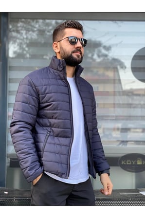 Yeni Sezon Premium Kalite Rahat Kalıp İç Cepli Astarlı Kapitone Mont
