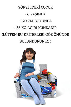 Çocuk Koltuğu Komple Sünger Katlanabilir Yataklı - Gri (0-6 YAŞ)