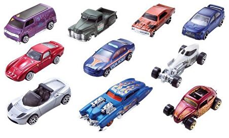 HOT WHEELS ARABA SETİ 10'LU