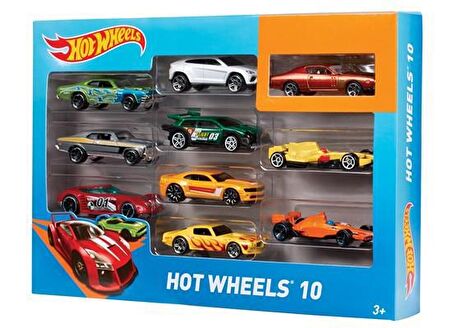 HOT WHEELS ARABA SETİ 10'LU