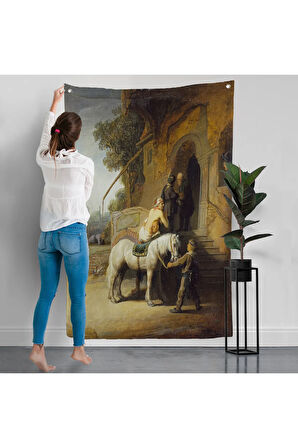 Rembrandt - İyi Samiriyeli Duvar Örtüsü - The Good Samaritan-7430
