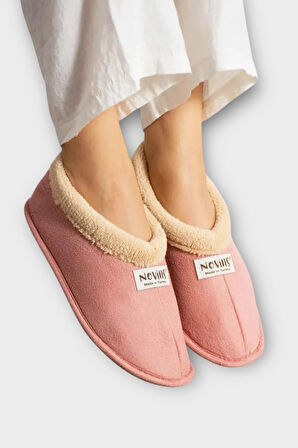 Unisex İçi Yünlü Kışlık Ev Ayakkabısı Panduf PUDRA