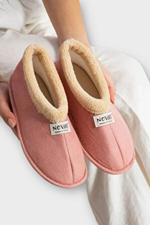 Unisex İçi Yünlü Kışlık Ev Ayakkabısı Panduf PUDRA