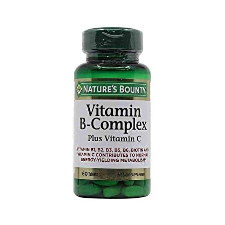 Nature's Bounty Vitamin B-Complex 60 Tablet