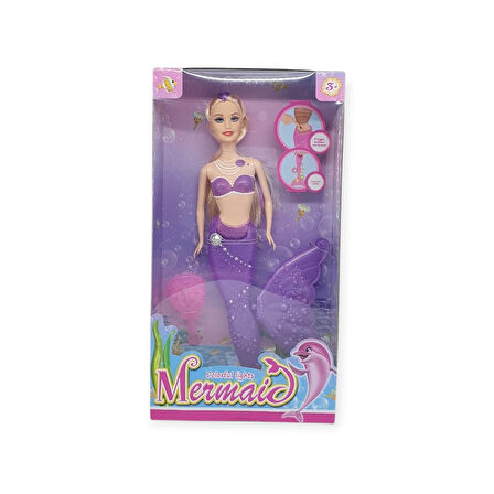 Deniz Kızı Işıklı Bebek - 2348/1-3 - Mor