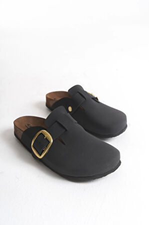 Kadın Mantar Taban Kışlık Önü Kapalı Keçe Modeli Sabo Günlük Rahat Siyah Ev Terliği 1 Beden Büyük Tercih Ediniz.