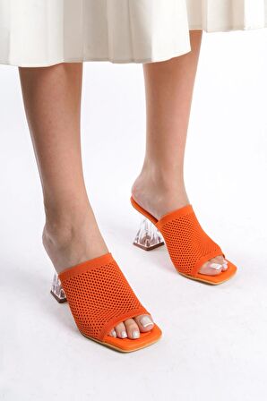 Dora Kafesli Triko Kadın Terlik