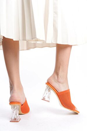 Dora Kafesli Triko Kadın Terlik