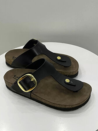 Gema Kadın Parmak Arası Siyah Terlik Yeni Sezon