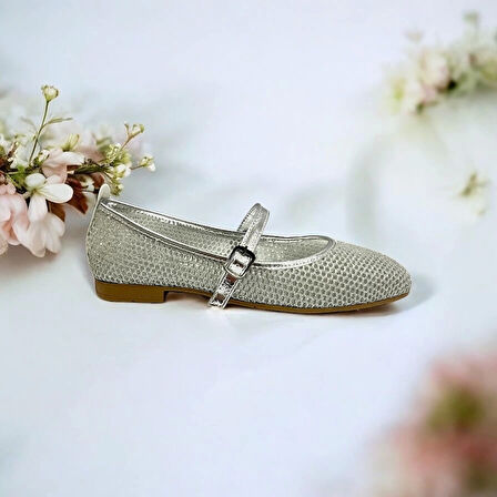 Fiorella Kadın Simli Gümüş Kadın Babet