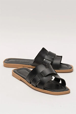 Kadın Günlük YazlıkTerlik SİYAH