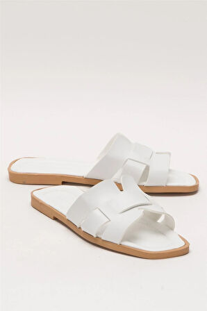 Kadın Günlük YazlıkTerlik BEYAZ