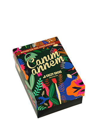 Cozzy Socks Çok Renkli Kadın Çorap COZZY-4354