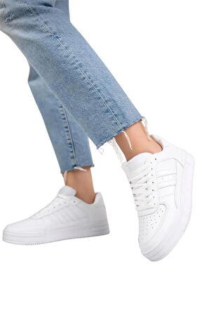 Kadın Sneaker Günlük Spor Ayakkabı BEYAZ