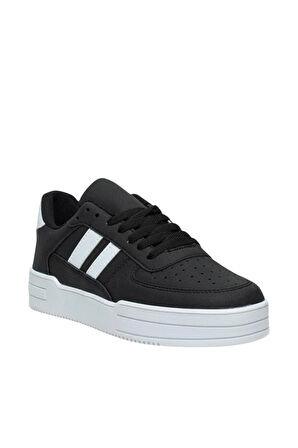 Kadın Sneaker Günlük Spor Ayakkabı SİYAH - BEYAZ