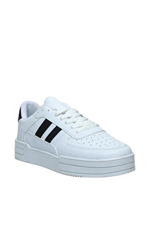 Kadın Sneaker Günlük Spor Ayakkabı BEYAZ - SİYAH