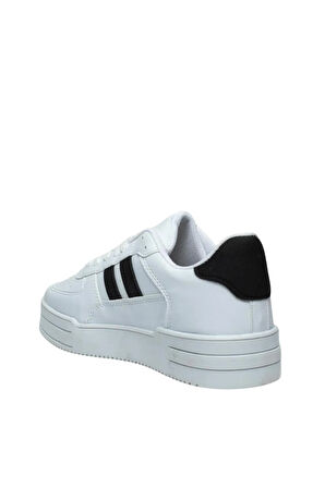 Kadın Sneaker Günlük Spor Ayakkabı BEYAZ - SİYAH