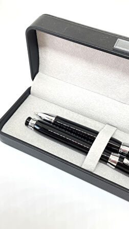 Zarif Siyah Lake Roller Kalem - Prestij Kutusunda