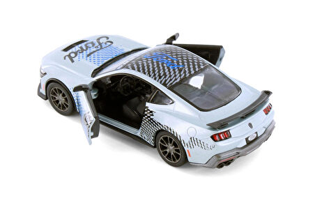 Kinsmart 2024 Ford Mustang Dark Horse Livery Edition Diecast Model Araba