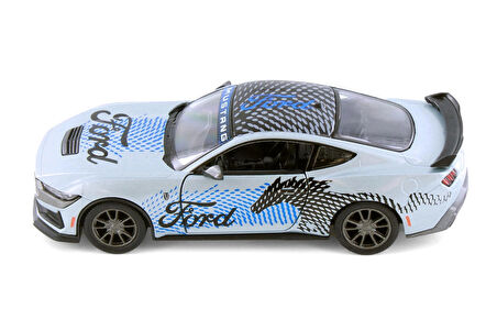 Kinsmart 2024 Ford Mustang Dark Horse Livery Edition Diecast Model Araba