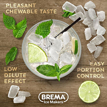 Brema Hazneli Granül Buz Makinesi, 85 kg/gün Kapasiteli