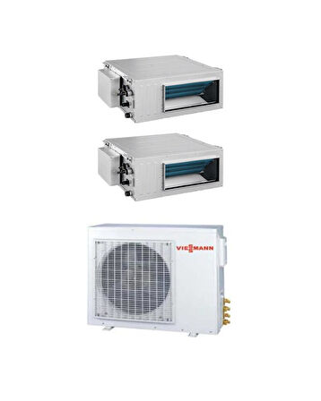 Viessmann Kanallı Multi 1+2 Sistem (O2F3050M2) 9+9 iç 5,2 kW Dış Ünite