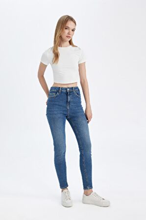 DeFacto Skinny Fit Yüksek Bel Bilek Boy Jean Pantolon C7611AX24WNNM28