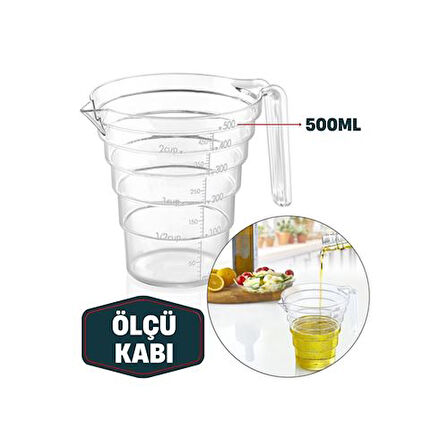 ModaCar 500 ml Ölçü Kabı