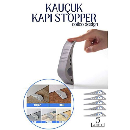 ModaCar Kauçuk Kapı Stopperi Colico Design 5 Adet