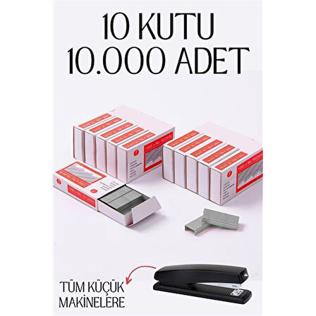  10 KUTU 10.000 Adet Küçük Zımba Teli