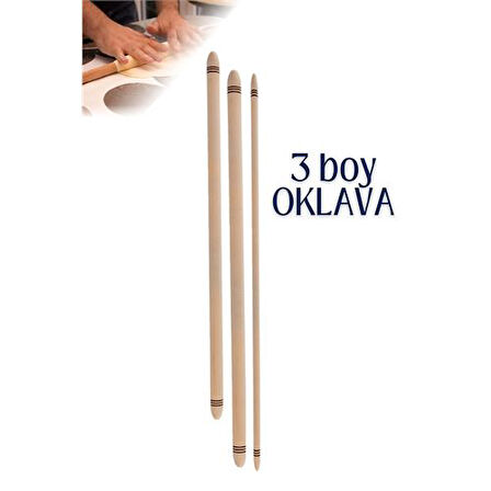  3 Model Oklava Seti 60 ve 80 Cm