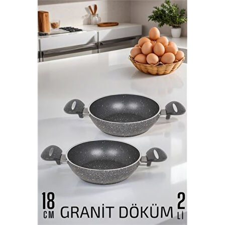  Granit Yumurta Sahanı 18 CM Navida Design