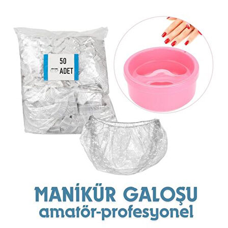 ModaCar Manikür Galoşu 50 li PAKET