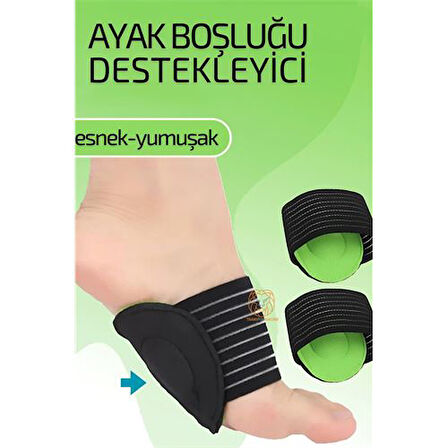  Ayak Boşluğu Desteği Esnek Yumuşak Ayak Rahatlatıcı