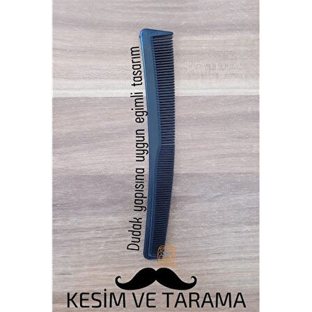  Bıyık Kesim ve Tarama Tarağı Eğimli Bıyık Tarağı