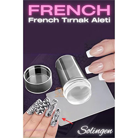  French Aparatı French Tırnak Desen Aparatı Solingen