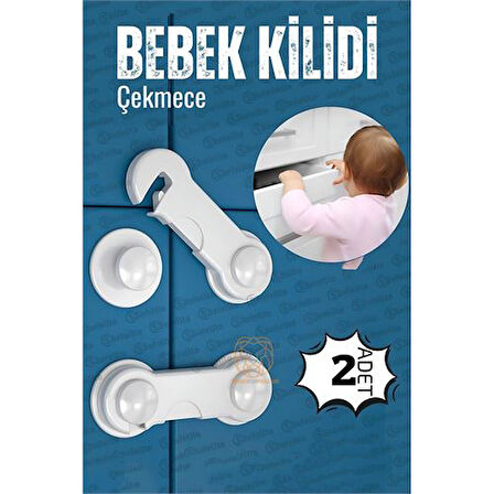  Bebek Kilidi Bebek Çekmece Kilidi 2 Adet